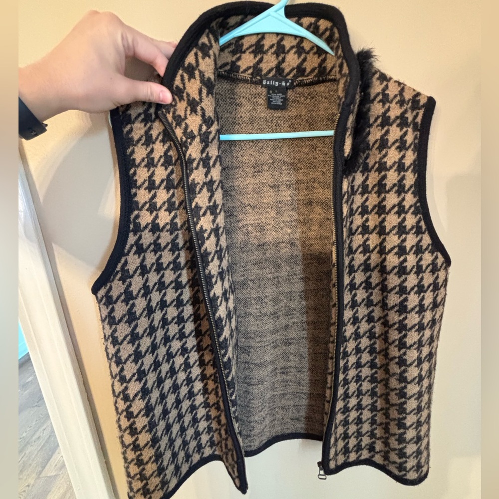 Vintage Tally Ho women’s wool sweater vest Large - Picture 14 of 16